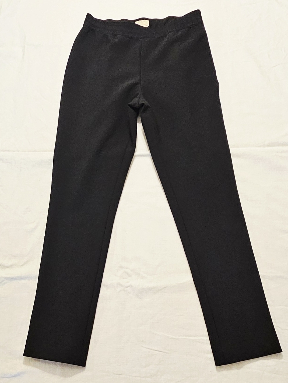 kate spade Black Women's Trousers with Branded Waist Tag Zipper Pull